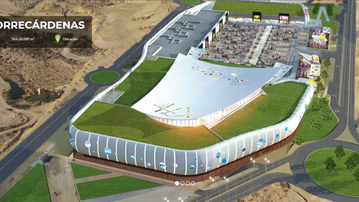Imagen virtual del Centro Comercial Torrecárdenas