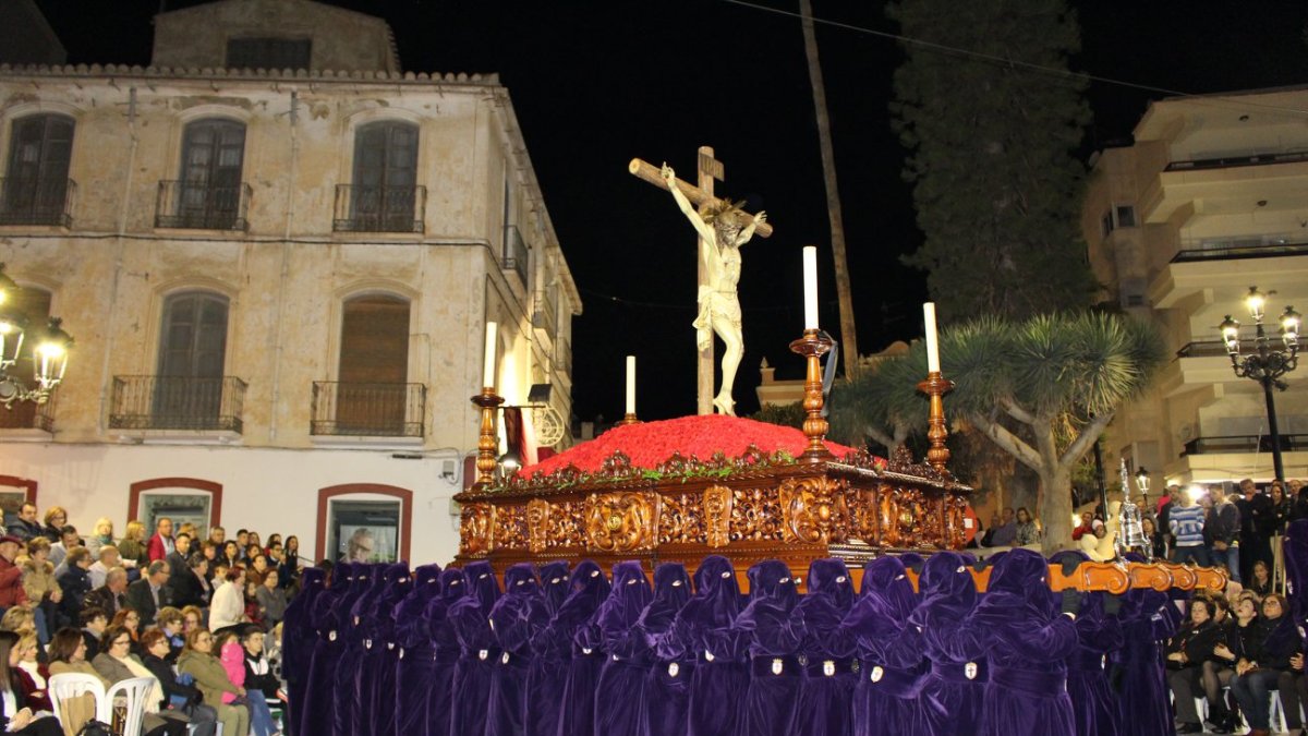 El cristo de la Misericordia llegó a Cuevas en 1942.