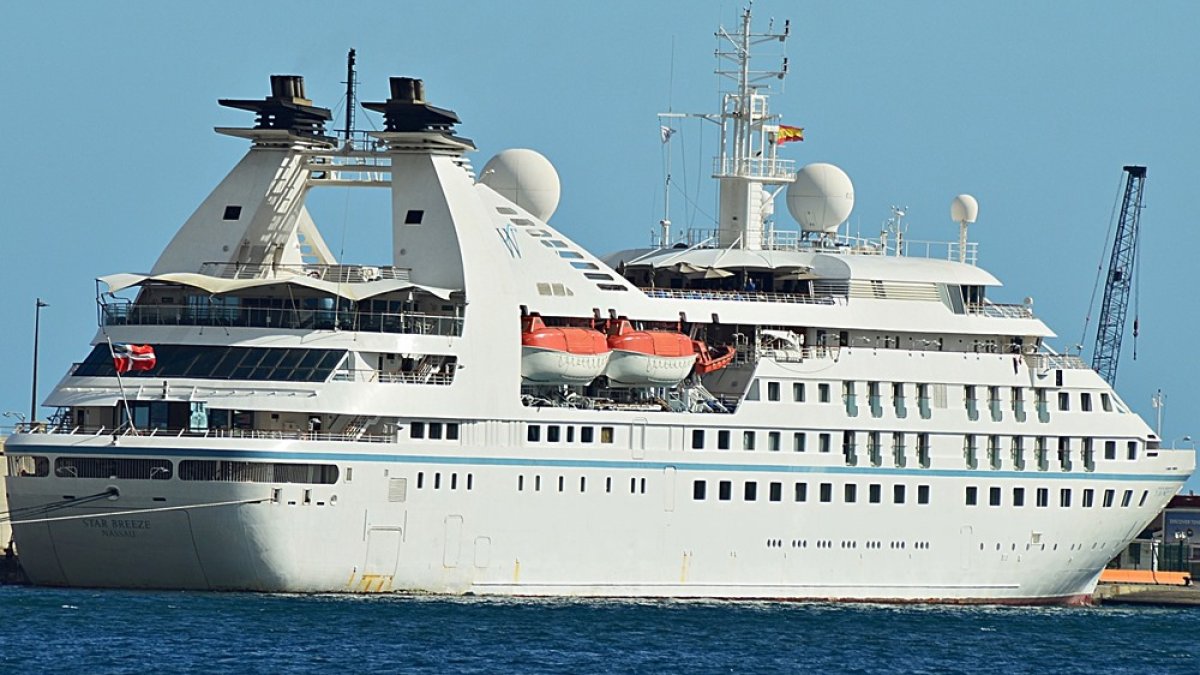 El crucero en una foto de la página web CruiseMapper.