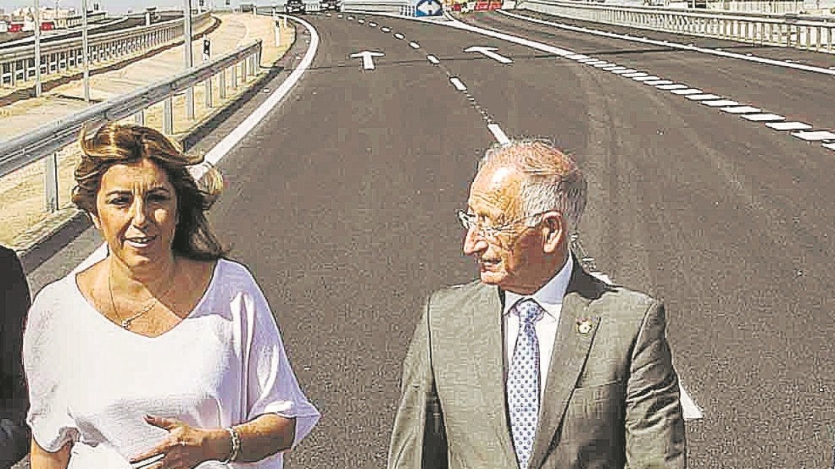 Imagen de Susana Díaz y Gabriel Amat.