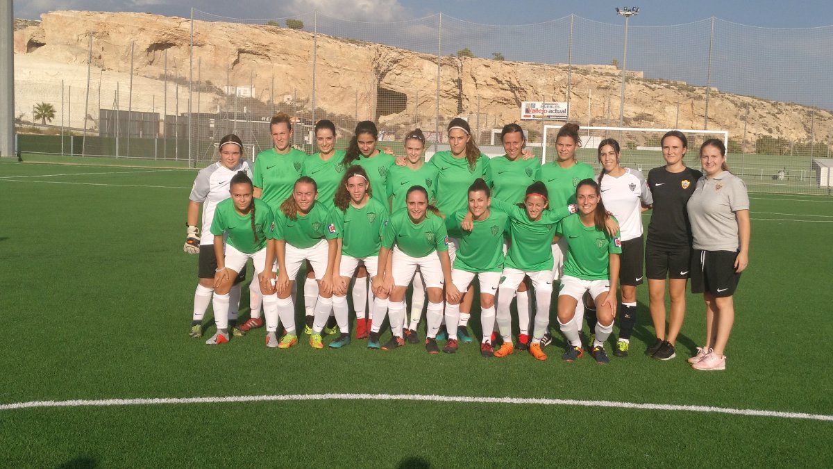 Plantilla del Almería femenino.