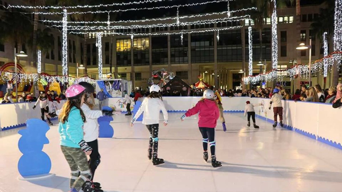 La novedad de Little Park en el Ejido sin duda la pista de patinaje ecológico para todas las edaes