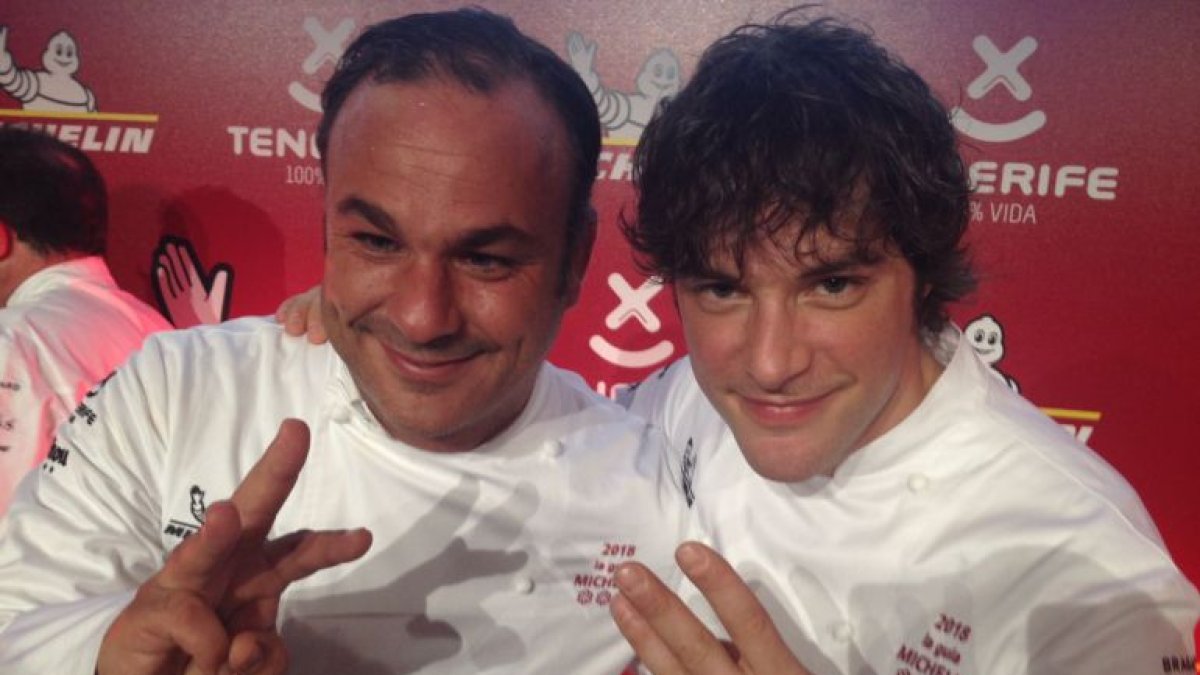 Ángel León y Jordi Cruz.