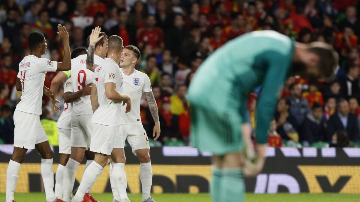 Inglaterra fue superior a España.