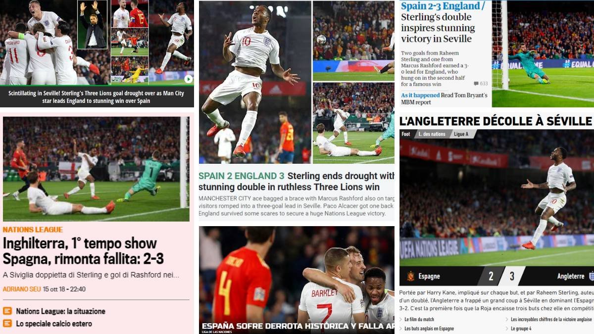 Sorpresa mundial por la derrota de España.