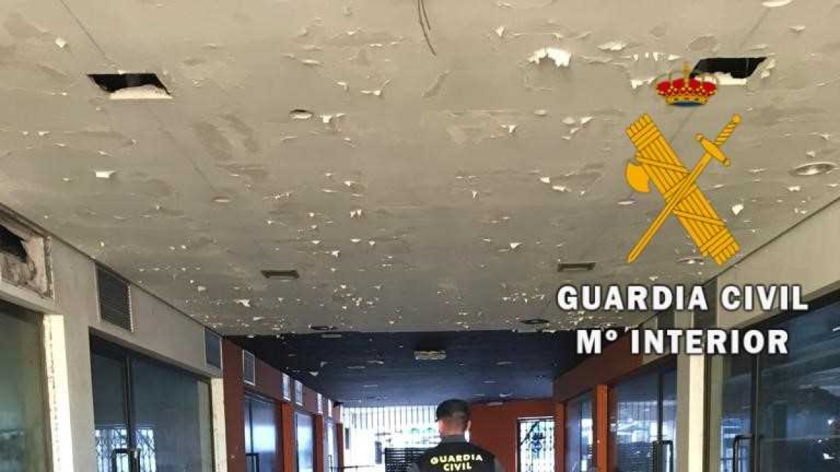 Detención llevada a cabo por la Guardia civil en Roquetas.