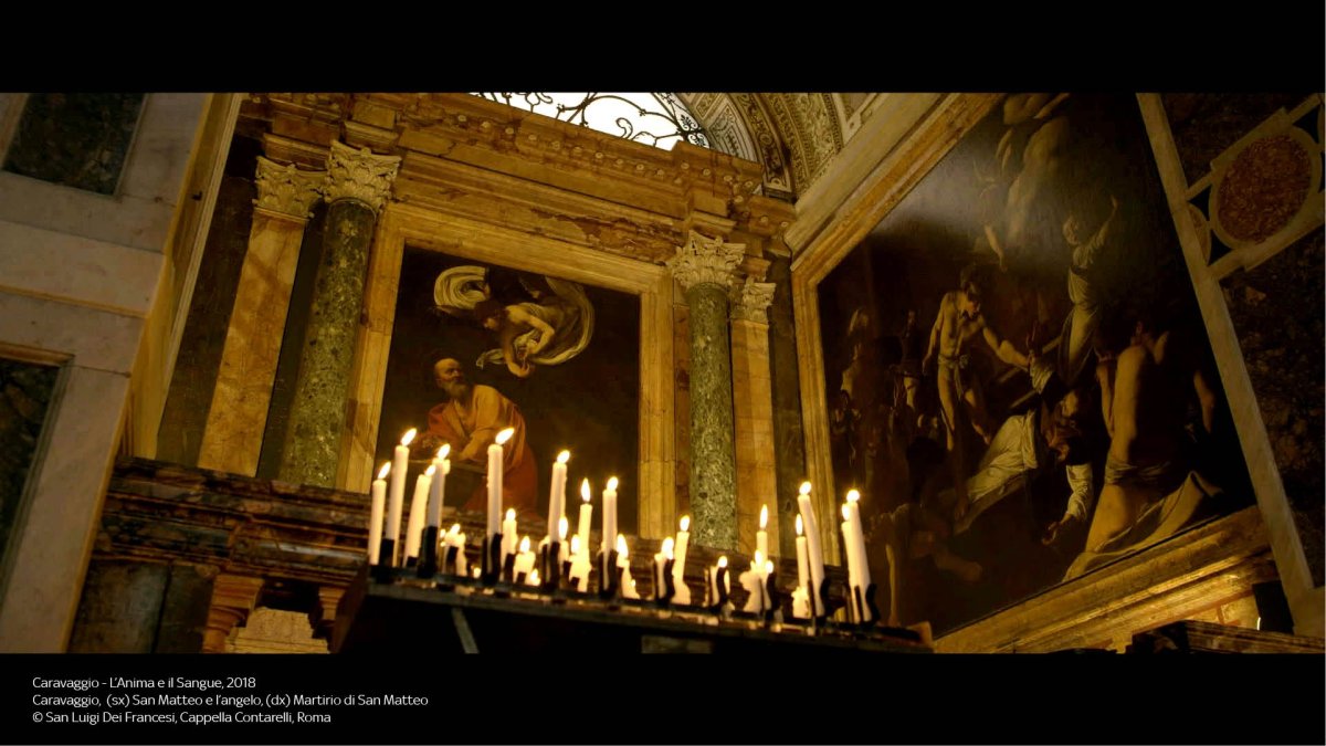 Fotograma del documental sobre Caravaggio.