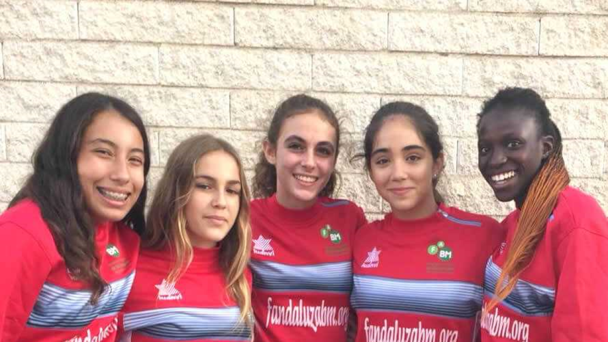 Las jugadoras roqueteras llamadas por la Andaluza.