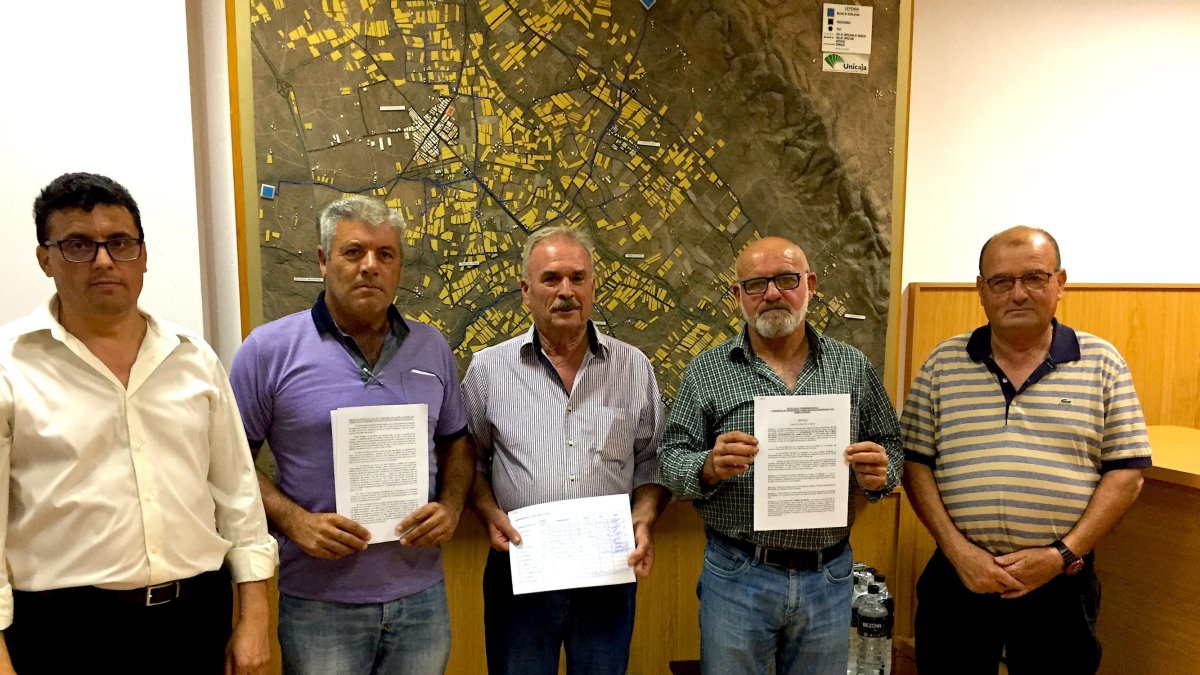 Miembros de la comisión gestora de la nueva Comunidad General