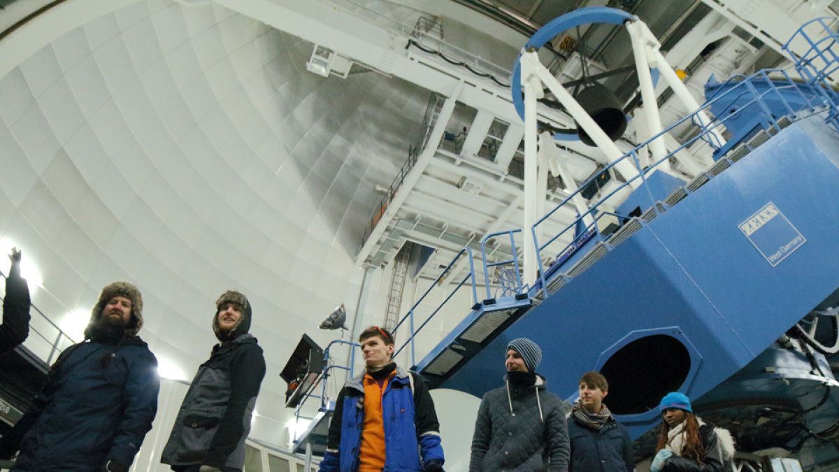 Una visita al Observatorio Astronómico de Calar Alto, en el municipio de Gérgal.