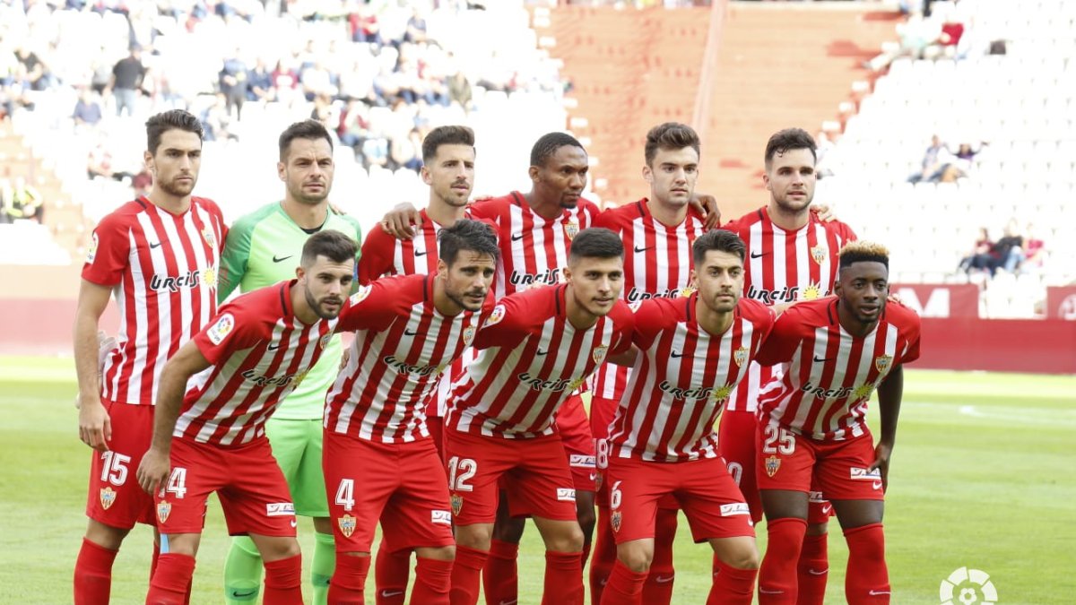 El once del Almería.