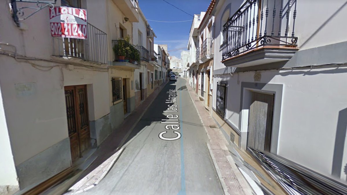 Calle Las Maravillas de Cuevas del Almanzora.
