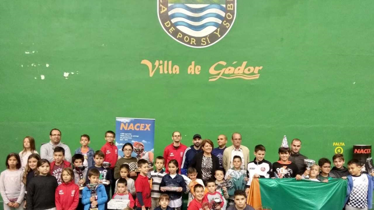 El cuadro de honor tras el provincial.