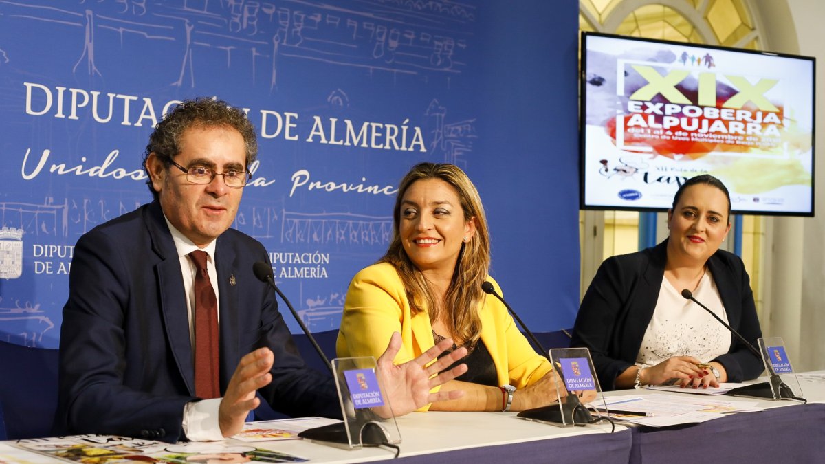 Presentación de Expoberja este jueves en la Diputación.