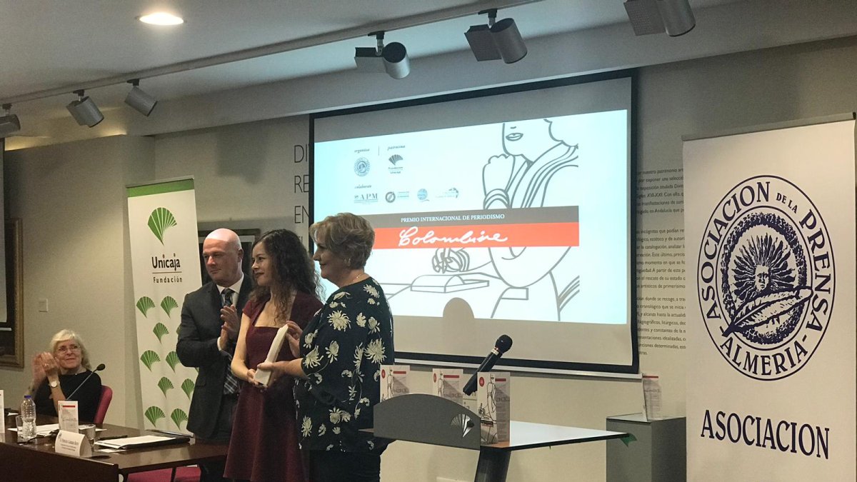 Mar Abad, ganadora de la octava edición del Premio Colombine