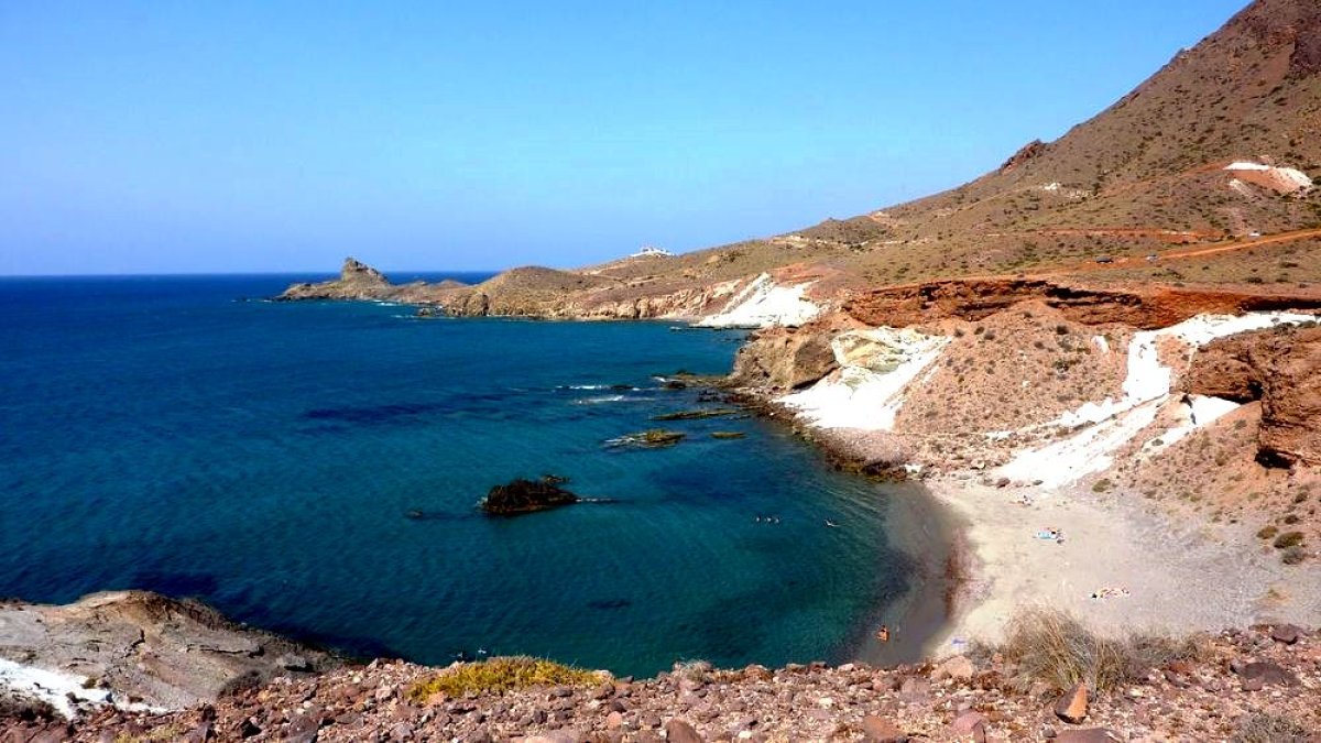El crimen se cometió en Cala Rajá, una pequeña playa del Cabo de Gata.