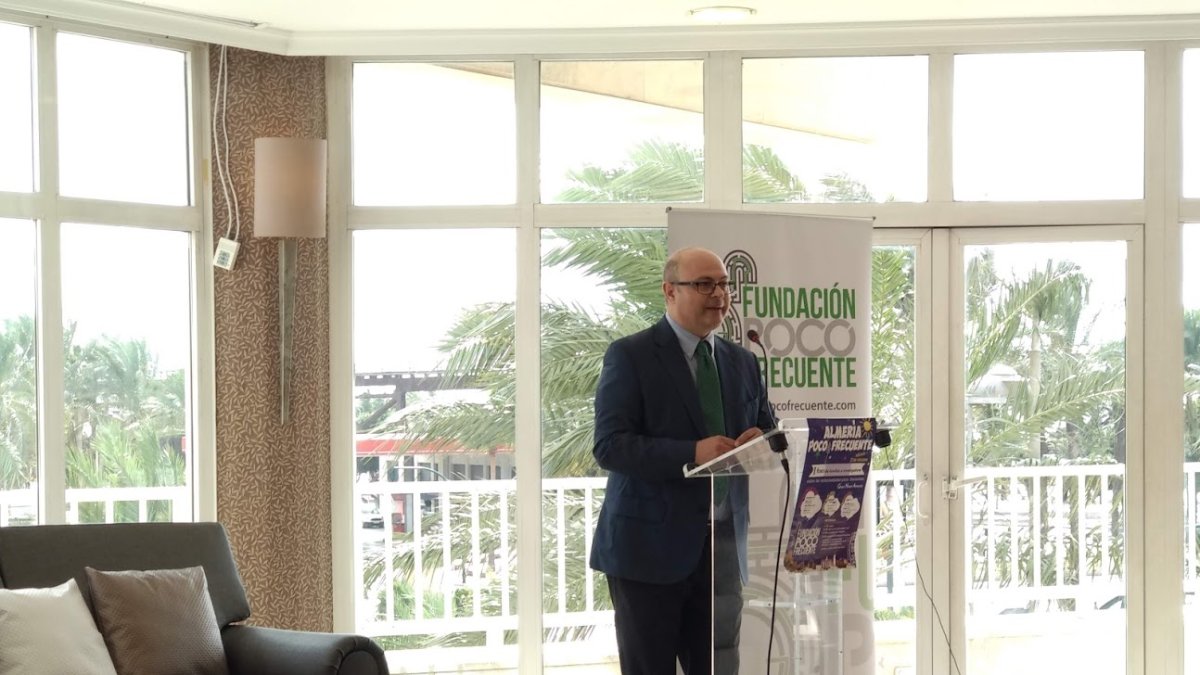 Antonio Bañón durante su intervención