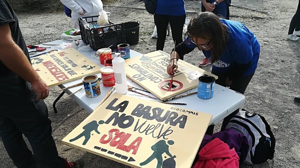 Actividad celebrada el año pasado con ‘Ecocampus’.