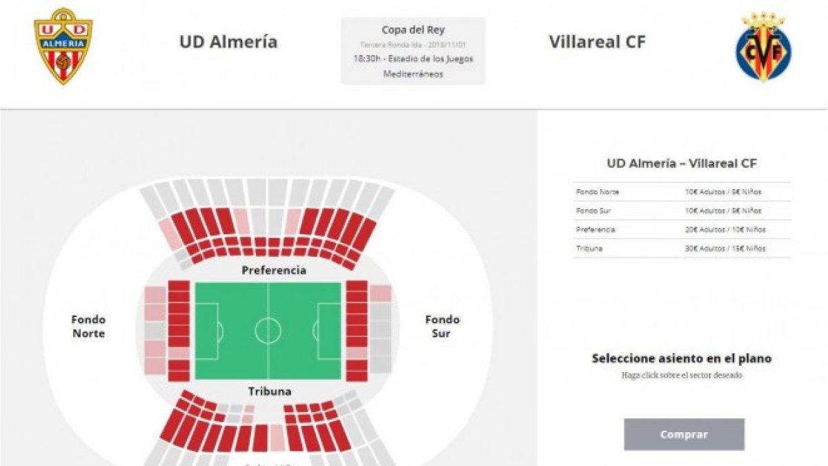 Estadio de los Juegos Mediterráneos.