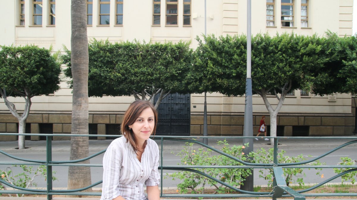 María Tejeira, en La Rambla