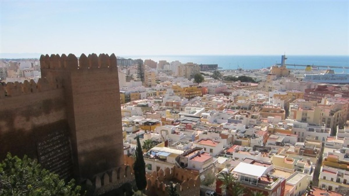 Vista de la ciudad desde La Alcazaba.