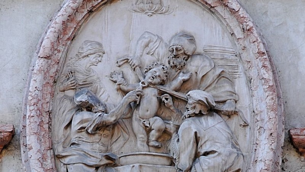 Martirio del Beato Simónino,  Palazzo Salvadori, Trento.