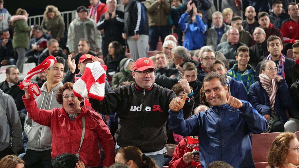 Una afición entregada.