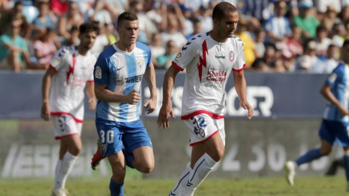 Verza, en un partido con el Rayo Majadahonda.