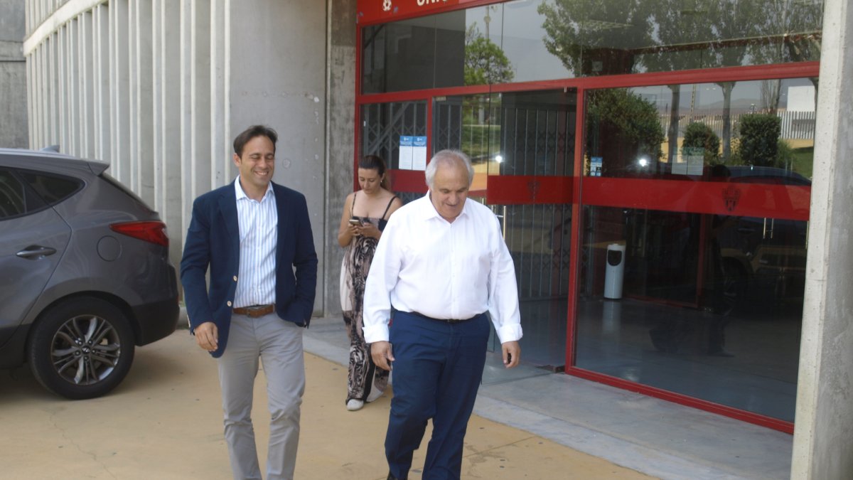 Fran Fernández y Alfonso García caminan con el mismo paso por el Almería.