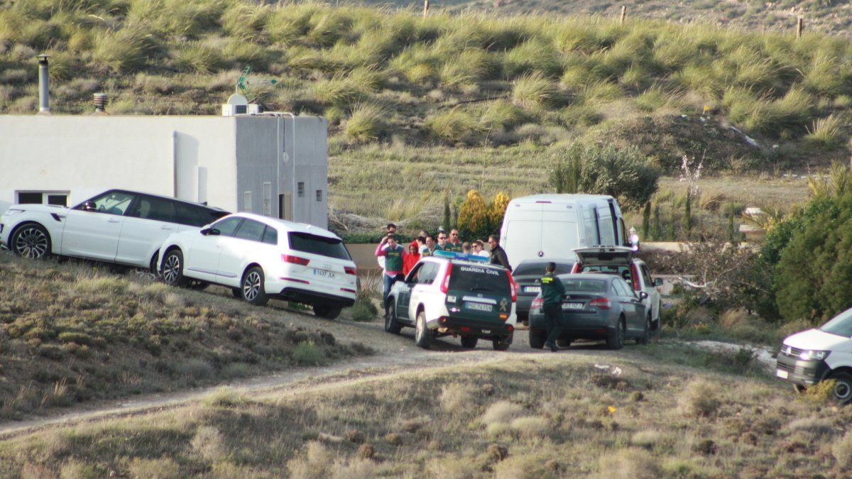 Ana Julia Quezada, en el lugar del crimen de Gabriel Cruz