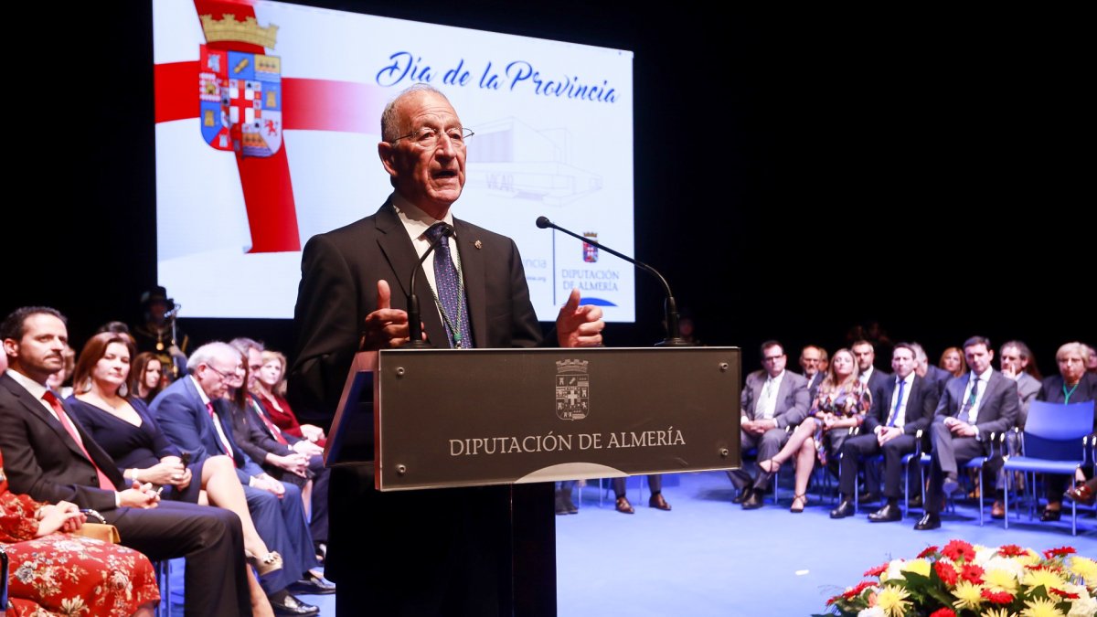 Gabriel Amat, presidente de Diputación, cerró la gala.