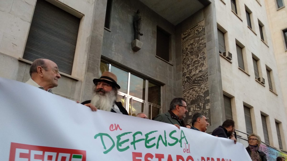 Concentración contra la sentencia del Supremo.