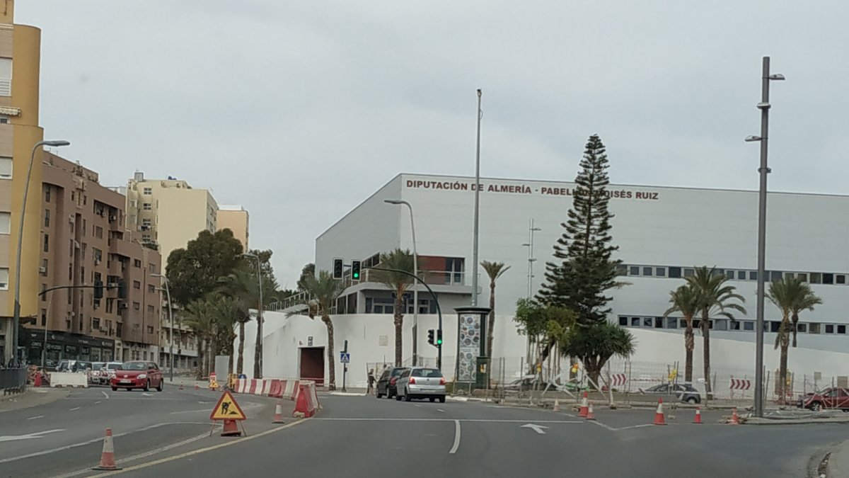 Así está actualmente las obras de construcción de la rotonda