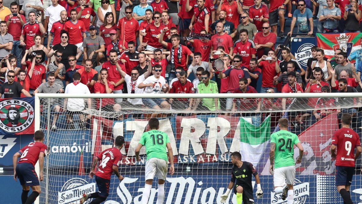Dos de los tres goles en Pamplona fueron en la 2ª parte.
