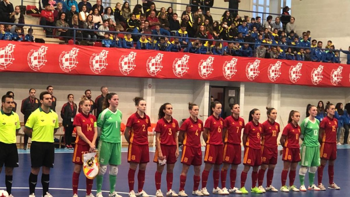 La Selección Española femenina de fútbol sala.