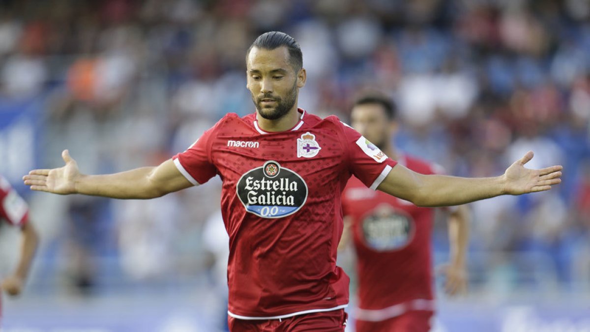 Quique González lleva nueve goles en el Deportivo.