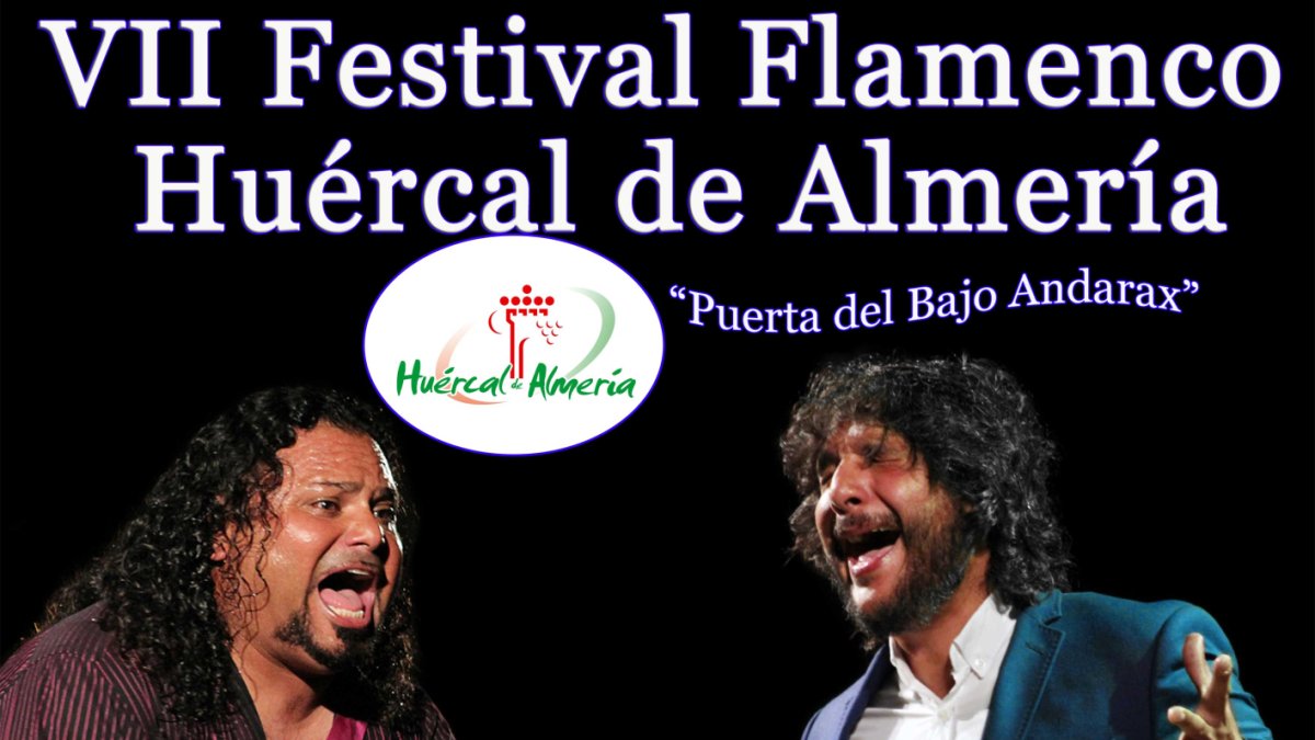 Cartel de la VII edición del festival de flamenco.