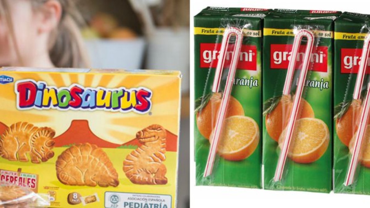 Estos alimentos forman parte de la merienda habitual de los niños.