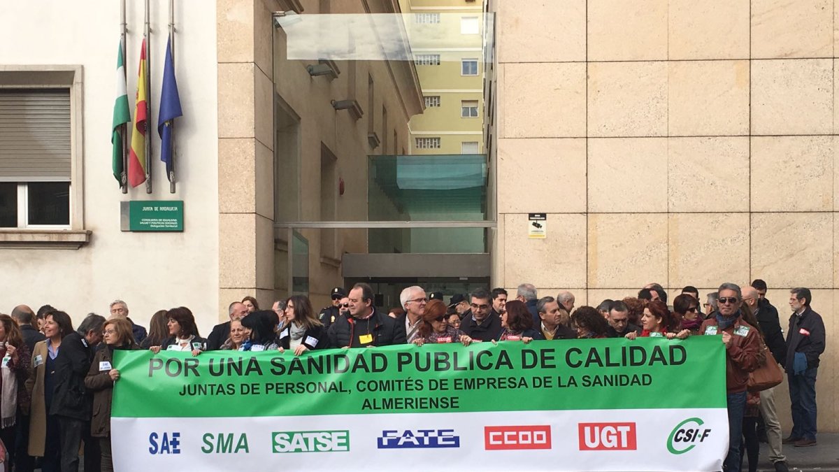 Imagen de la protesta.