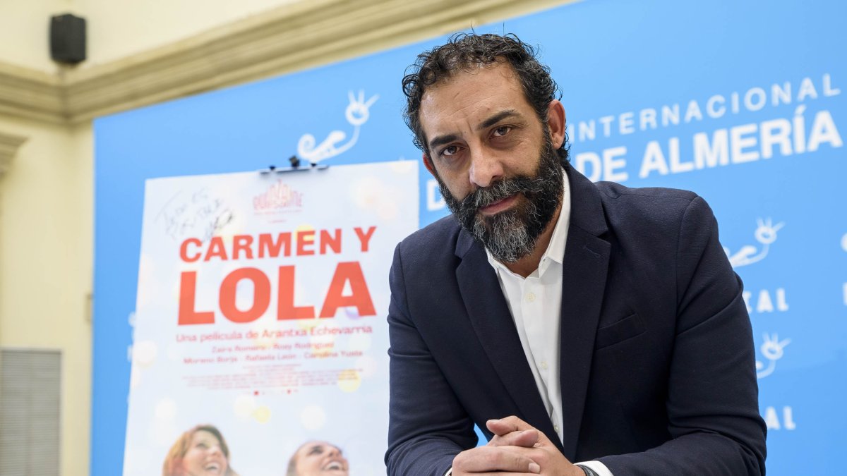El actor Moreno Borja, en la ficción padre de Lola, presentó ayer la cinta en Fical.