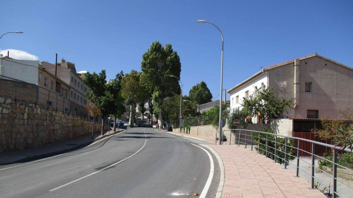 Avenida donde tendrá lugar la actuación.