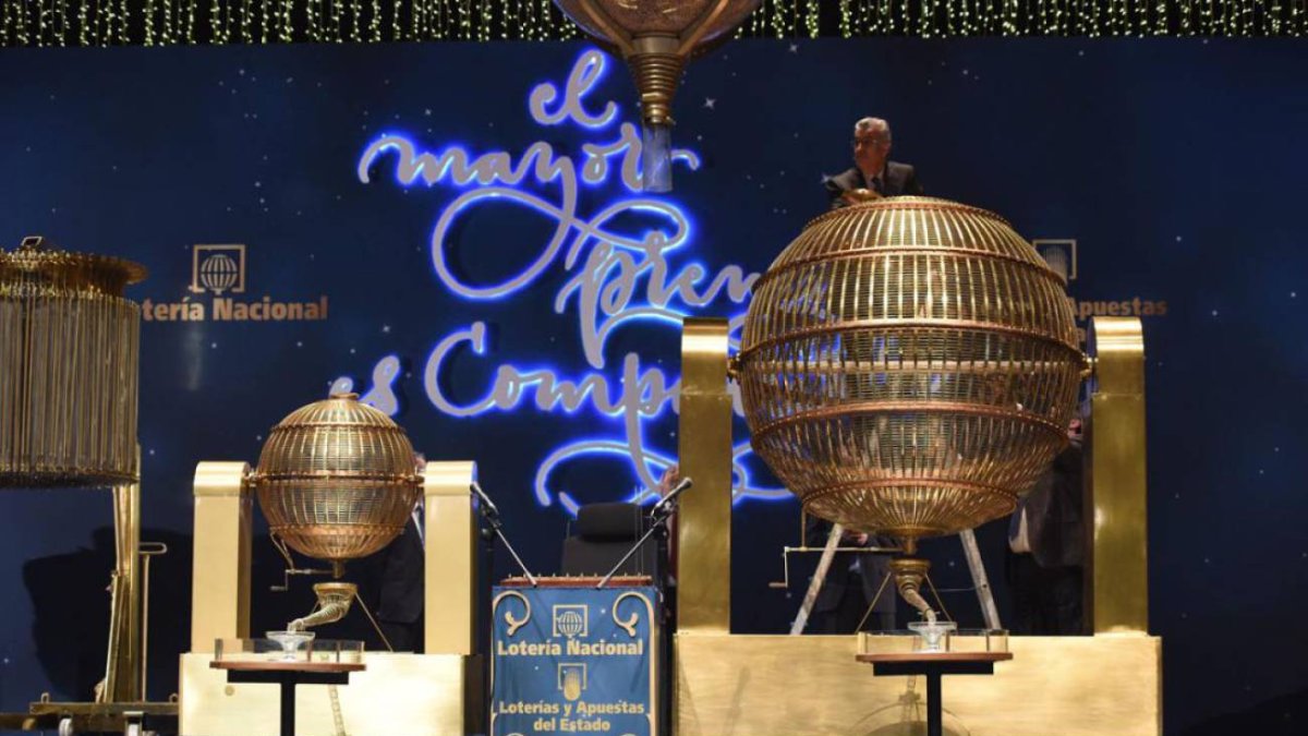 Imagen de archivo del sorteo navideño de Loterías y Apuestas del Estado.
