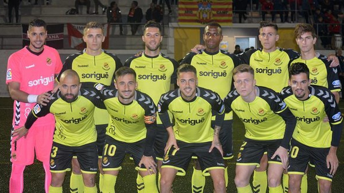 Este es el once titular del Nástic en Villafranca.