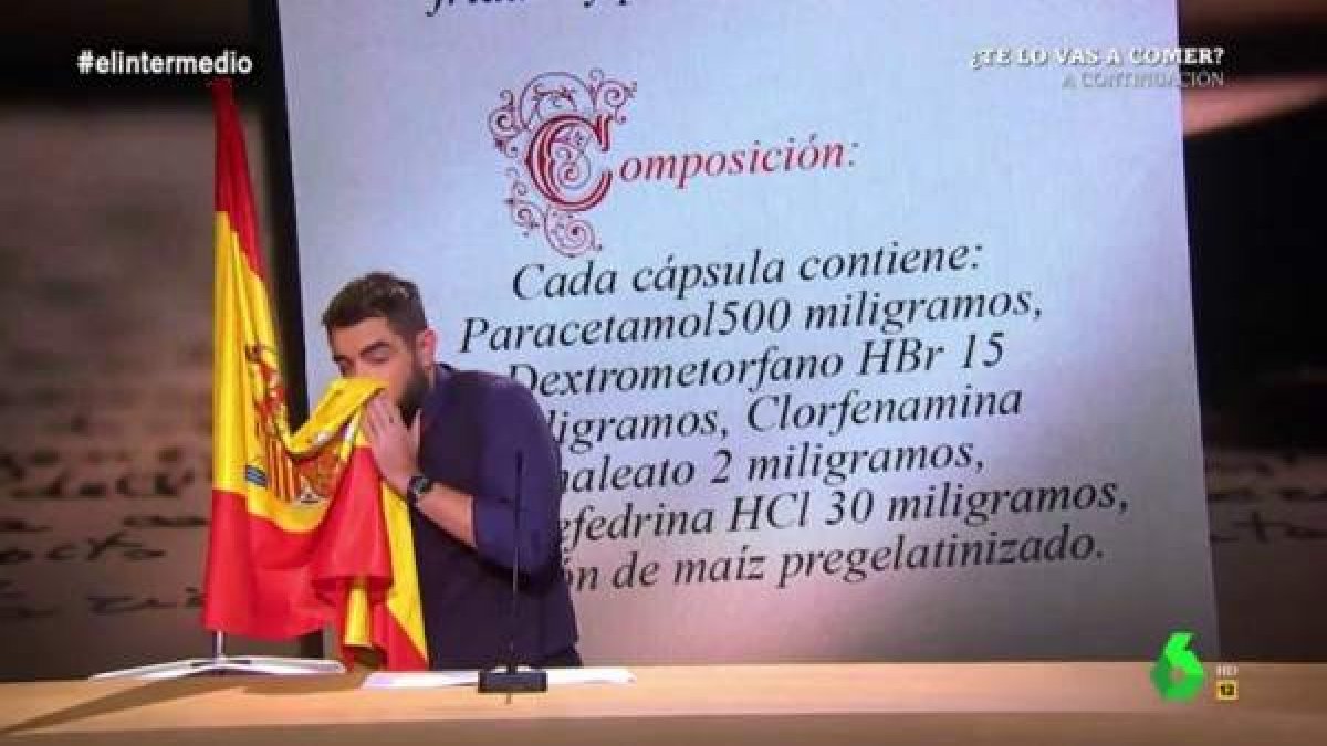 Gag de Dani Mateo en el programa de El Intermedio de La Sexta.