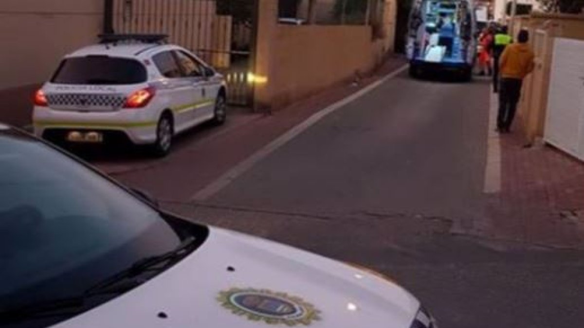 Imagen cedida por la Red Ciudadanos de Roquetas de Mar del lugar de los hechos.