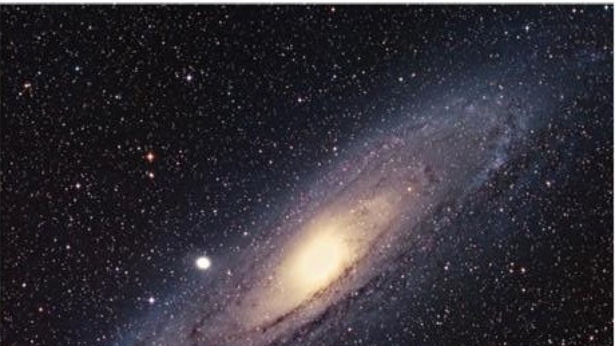 La galaxia de Andrómeda fotografiada desde Calar Alto.