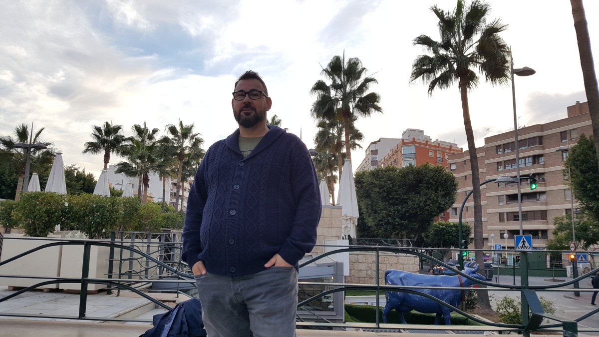 Antonio Ferre, presidente de la asociación Colega en Almería.
