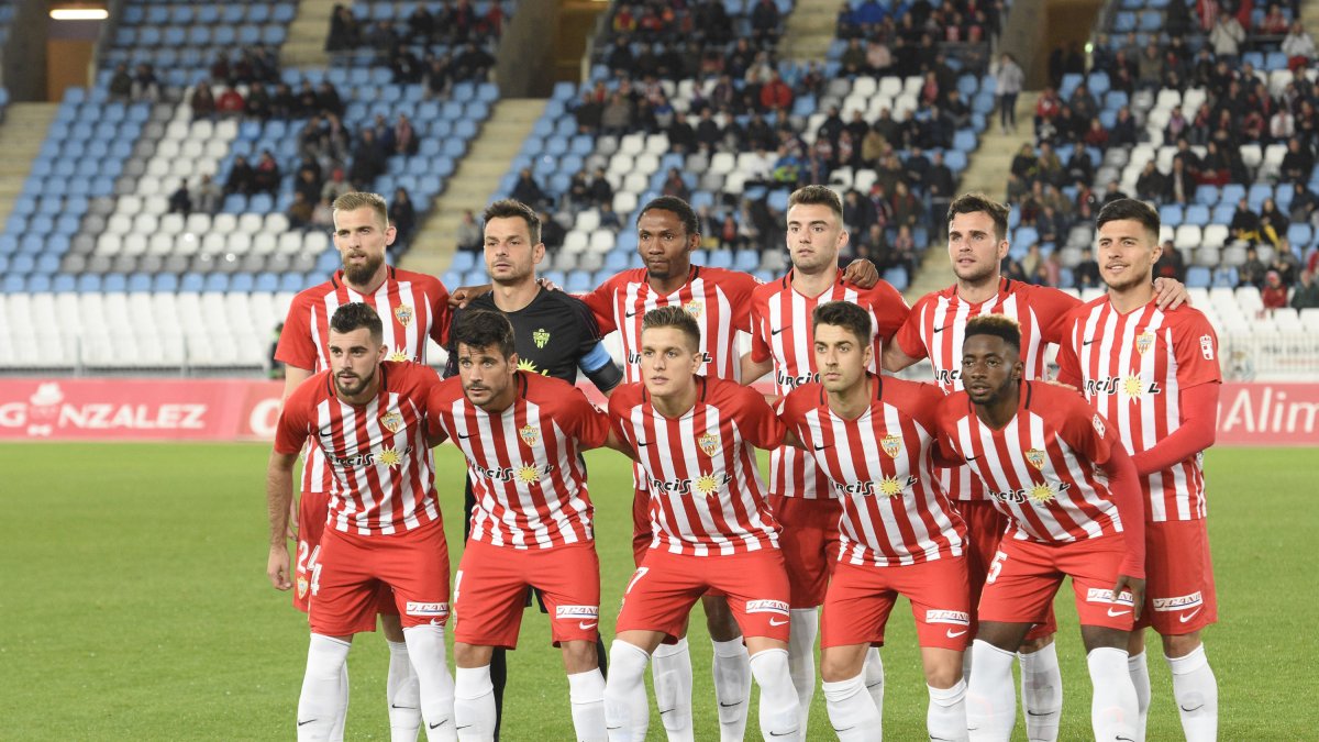 El once del Almería.