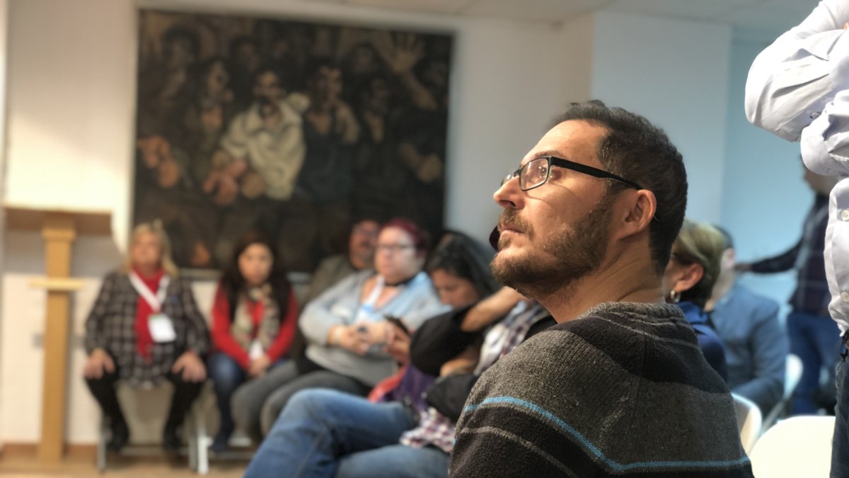 El nuevo diputado, Diego Crespo.