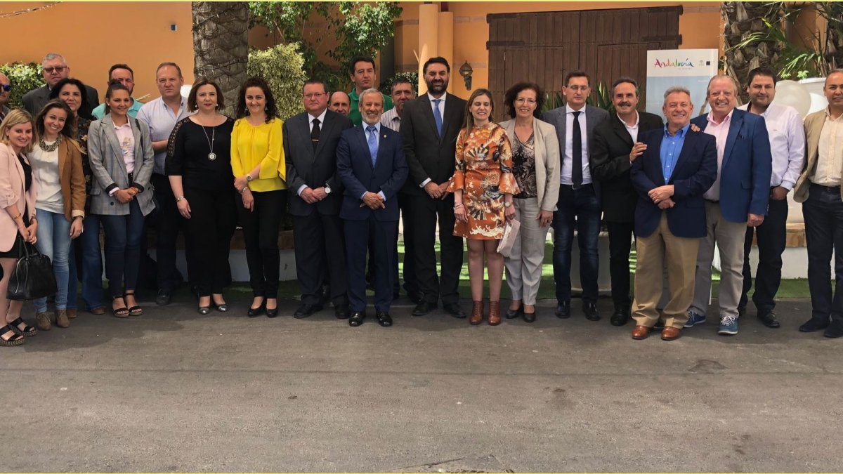 Acto  en Vera del Plan de Promoción con el consejero Francisco Francisco J. Fernández.